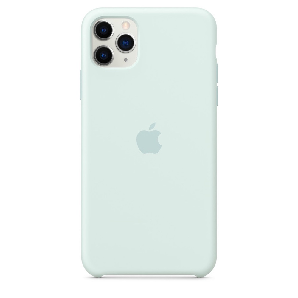 iPhone 11 Pro Max Silicone Case - Seafoam